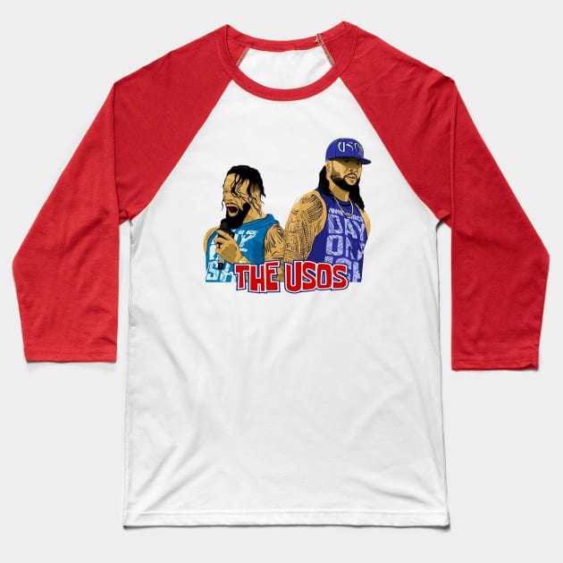 The Usos Twins Baseball T-Shirt by nasib